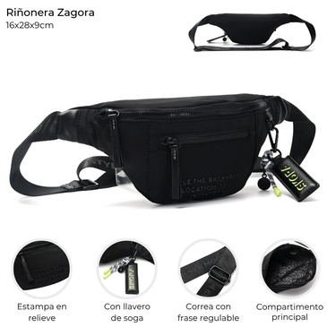 Riñonera Zagora Con Llavero Skora