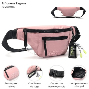 Riñonera Zagora Con Llavero Skora