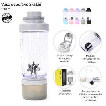 Vaso Deportivo Shaker 500ML Skora