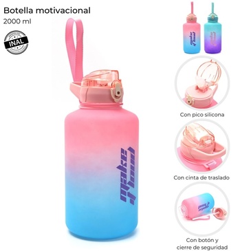 Botella Motivacional 2000ML - Skora