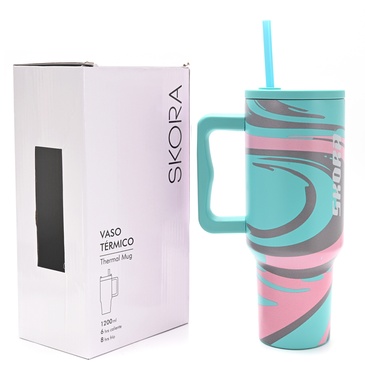 Vaso Termico Con Sorbete 1200ML - Skora