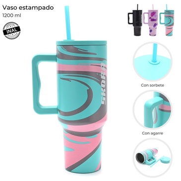 Vaso Termico Con Sorbete 1200ML - Skora