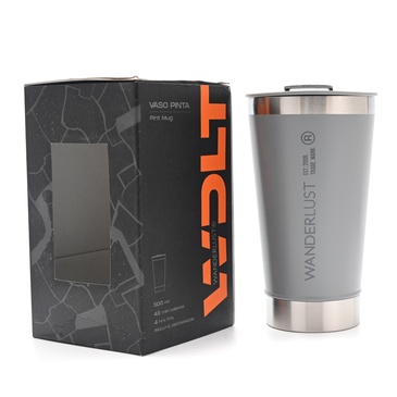 Vaso Pinta Con Tapa y Destapador 500ML - Wanderlust