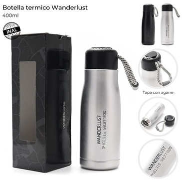 Botella Termica 400ML Wanderlust
