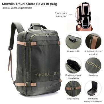 Mochila Travel 18 