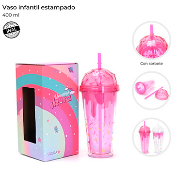 Vaso Infantil 400 ml - Skora