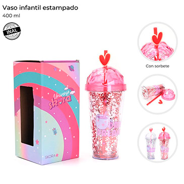 Vaso Infantil 400 ml - Skora