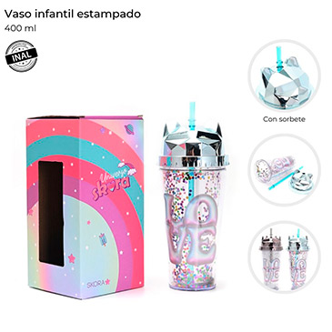 Vaso Infantil 400 Ml - Skora