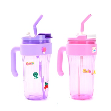 Vaso Con Agarre y Sorbete 800ML  - Skora