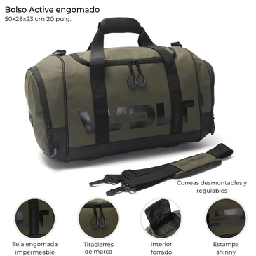 Bolso Active Engomado Wanderlust
