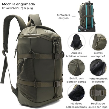Mochila Engomada  Wanderlust