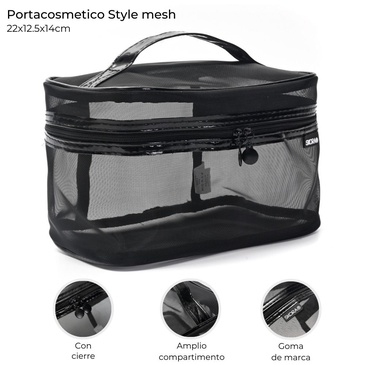 Portacosmetico Style Mesh Skora