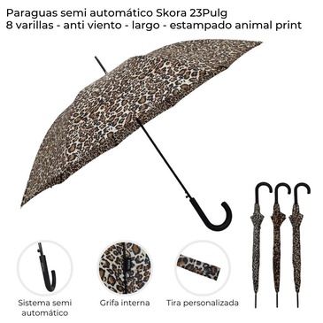 Paraguas Semi Automatico  Skora