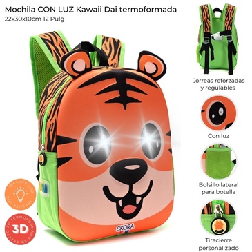 Mochila Con Luz Kawaii Dai 12