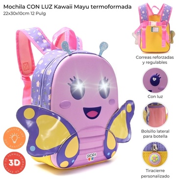 Mochila Con Luz Kawaii Mayu 12 