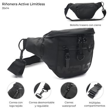 Riñonera Engomada  Wanderlust