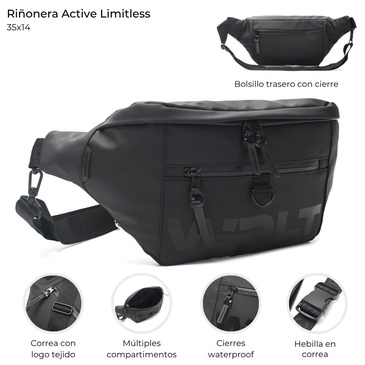 Riñonera Engomada  Wanderlust