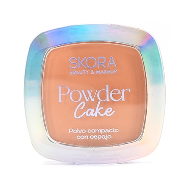 Polvo Compacto Con Esponja y Espejo - Skora