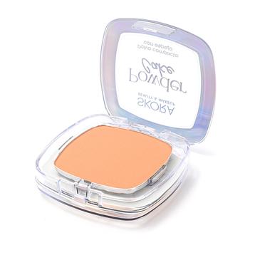 Polvo Compacto Con Esponja y Espejo - Skora