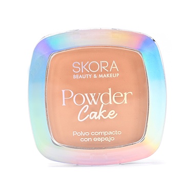 Polvo Compacto Con Esponja y Espejo - Skora