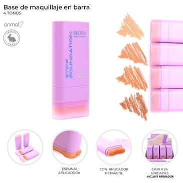 Base de maquillaje en barra Skora
