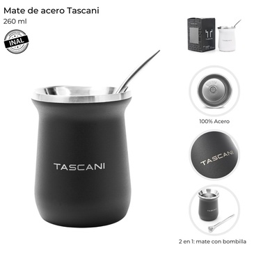 Mate De Acero 260ML Tascani