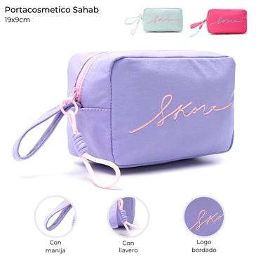 Portacosmetico Sahab Con Llavero Skora