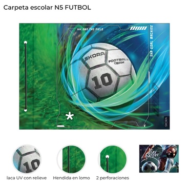 Carpeta N5 Futbol Skora