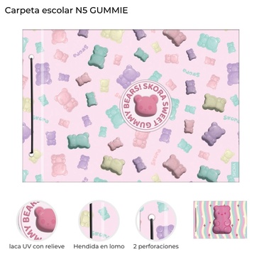 Carpetas N5 Gummie  Skora