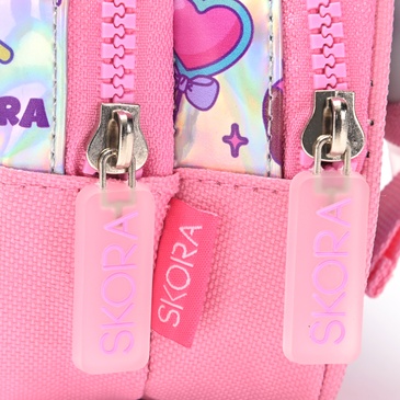 Cartuchera Doble Cierre Kawaii Gatito Helado - Skora