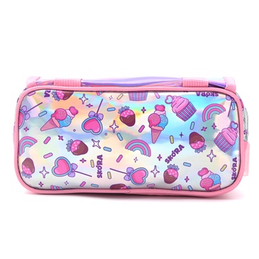 Cartuchera Doble Cierre Kawaii Gatito Helado - Skora