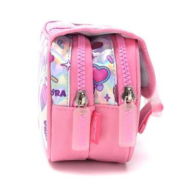 Cartuchera Doble Cierre Kawaii Gatito Helado - Skora