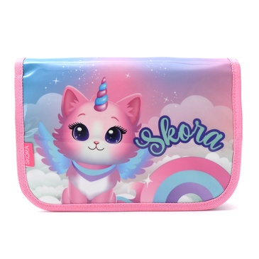 Cartuchera Canopla Con Velcro Uni-Rain Caticornio  - Skora