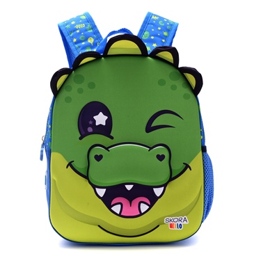 Mochila Kawaii Termoformada Cocodrilo 12 