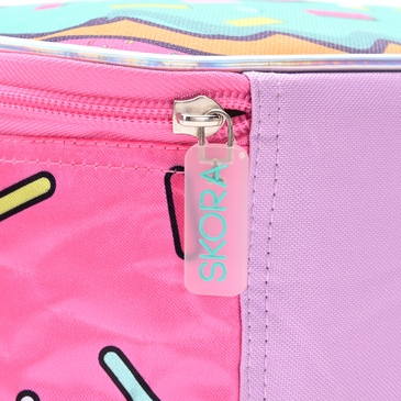 Lunchera Termoformada Con Correa Kawaii Donut  - Skora