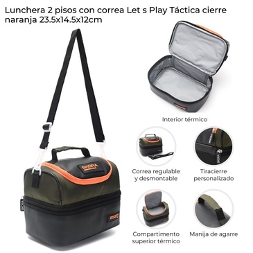 Lunchera 2 Pisos Lets Play Tactica  Skora