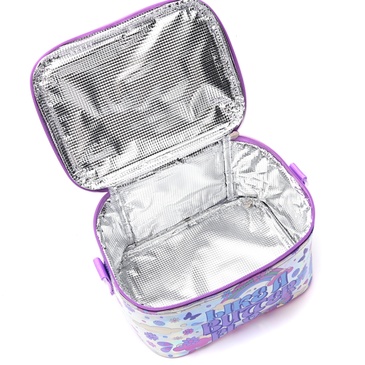 Lunchera Apertura Superior Think Happy Uni Arcoiris Mariposas  - Skora