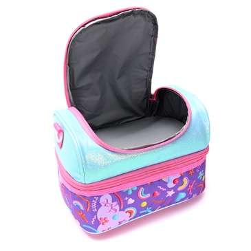 Lunchera 2 Pisos Think Happy Lettering Globo - Skora