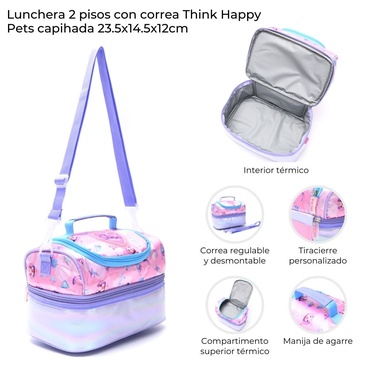 Lunchera 2 Pisos Think Happy Pets Capihada Skora