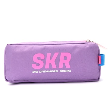 Cartuchera Doble Cierre Think  Happy Cromatico - Skora