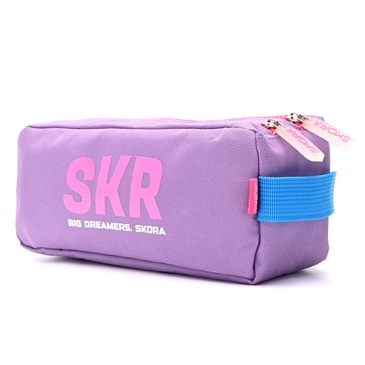 Cartuchera Doble Cierre Think  Happy Cromatico - Skora