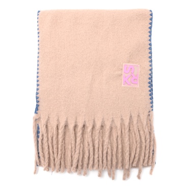 Bufanda Lisa Con Flecos - Skora