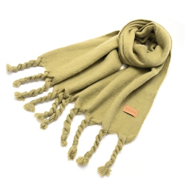 Bufanda Lisa Con Flecos  - Skora