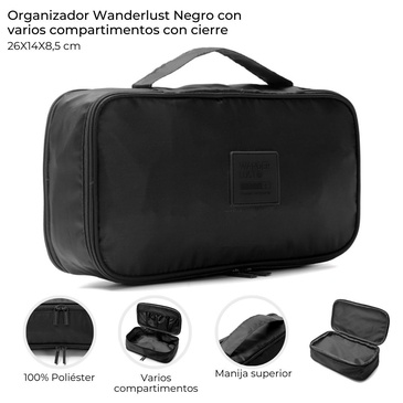 Venta por Mayor y Catalogo Organizador Neceser Con Varios Compartimentos Wanderlust
