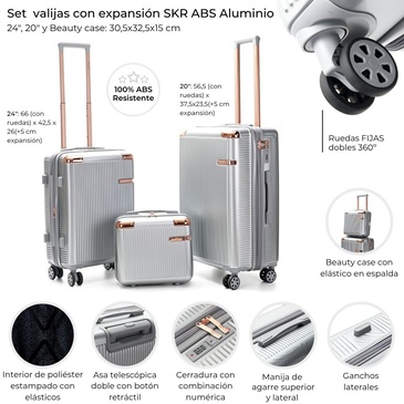 Venta por Mayor y Catalogo Set De Valijas 24