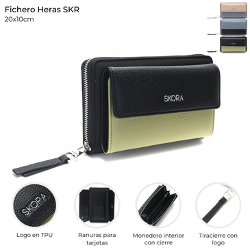 Billetera Fichero Heras Skora