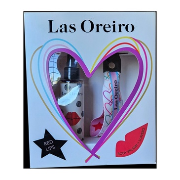 Venta por Mayor y Catalogo Pack Red Lips Body Splash + Llavero  Las Oreiro