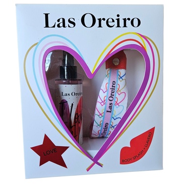Pack Love Body Splash + Llavero  Las Oreiro