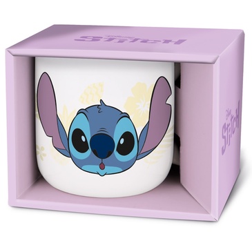 Taza Ceramica Stitch Palmeras 414ML Disney
