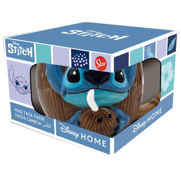 Taza Ceramica 3D Mug In Gift Box Stitch Coconut 500ML Disney